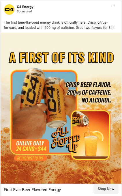 07 First Ever Beer Flavored Energy